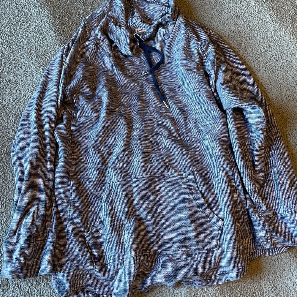 navy heathered sweatshirt size 2xl